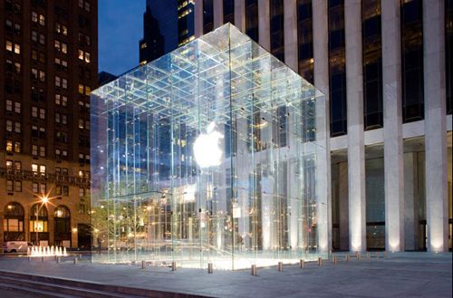 Apple's Flagship store på 5th Avenue